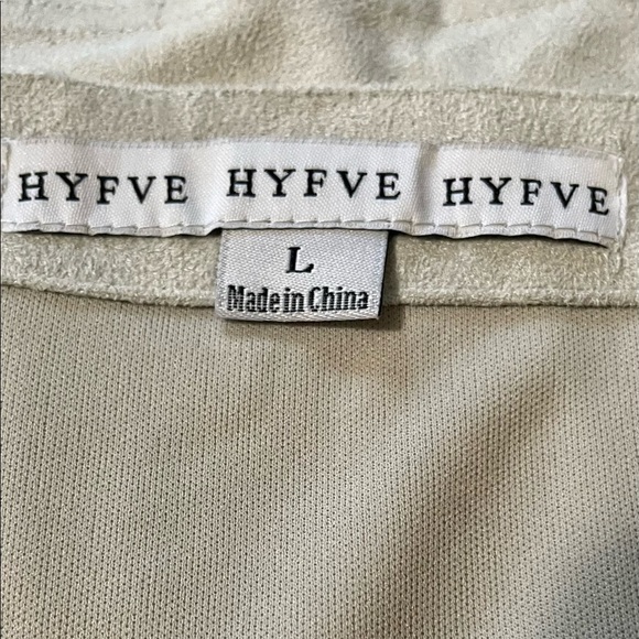 hyfve light gray faux suede miniskirt lined - Picture 5 of 9